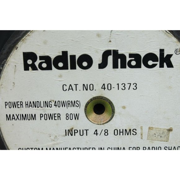 Radio Shack 6.5" Dual Voice Coil Subwoofer 40-1373 4/8 OHM Works - Picture 3 of 11